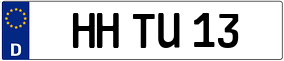 Truck License Plate